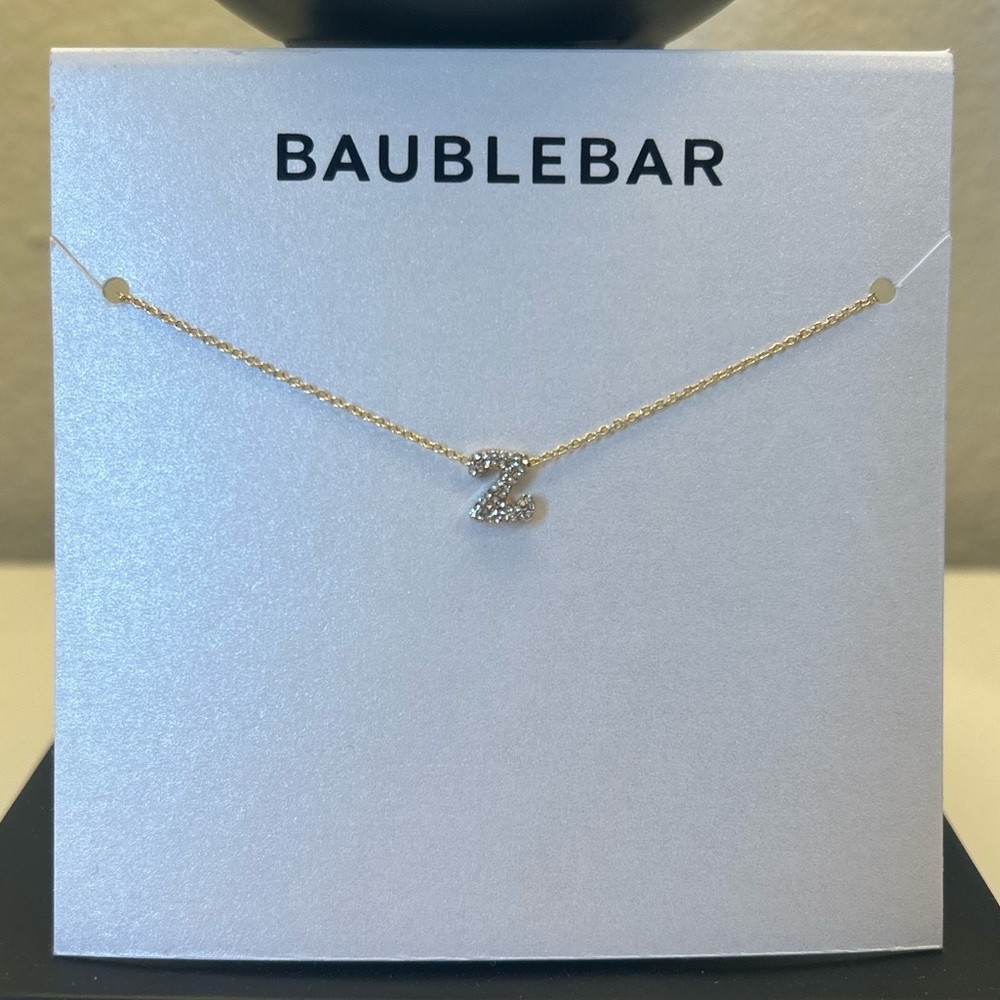 BaubleBar Alphabet Letter Z Necklace